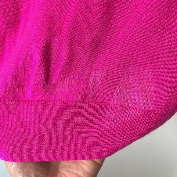 J. Crew Factory Whisper Weight Wool Blend Sweater Women's 2 Pink - Picture 8 of 11